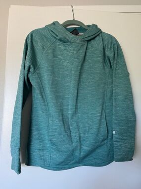 Champion Teal Marled Hooded Pullover